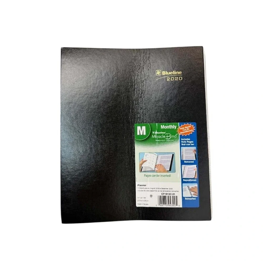 Blueline Miraclebind CoilPro, 17-month Planner 2020  (4 Pack Of Book)